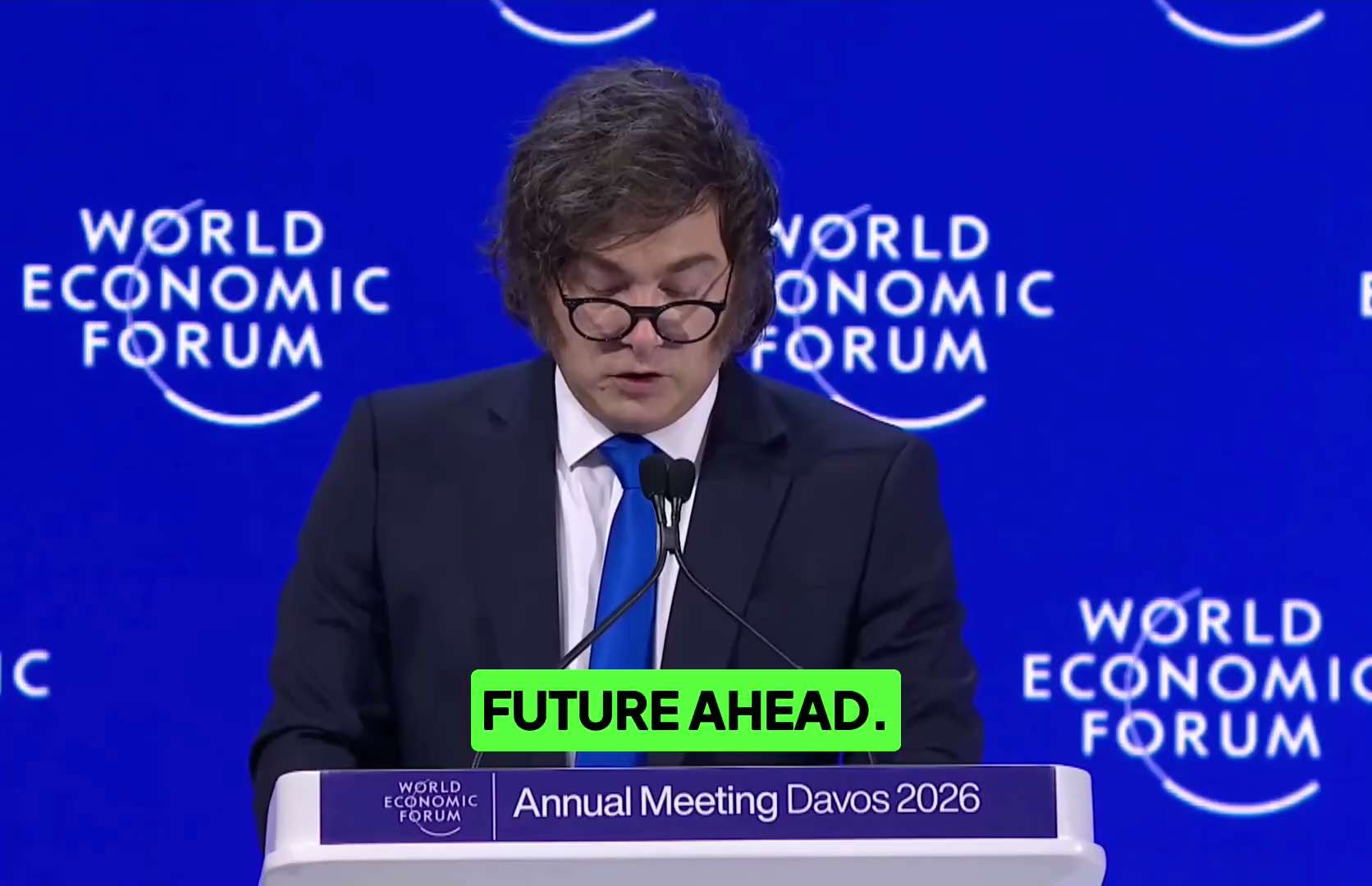Based Javier Milei back at WEF today to offer hope against the parasitic woke mind virus.

Declaring...