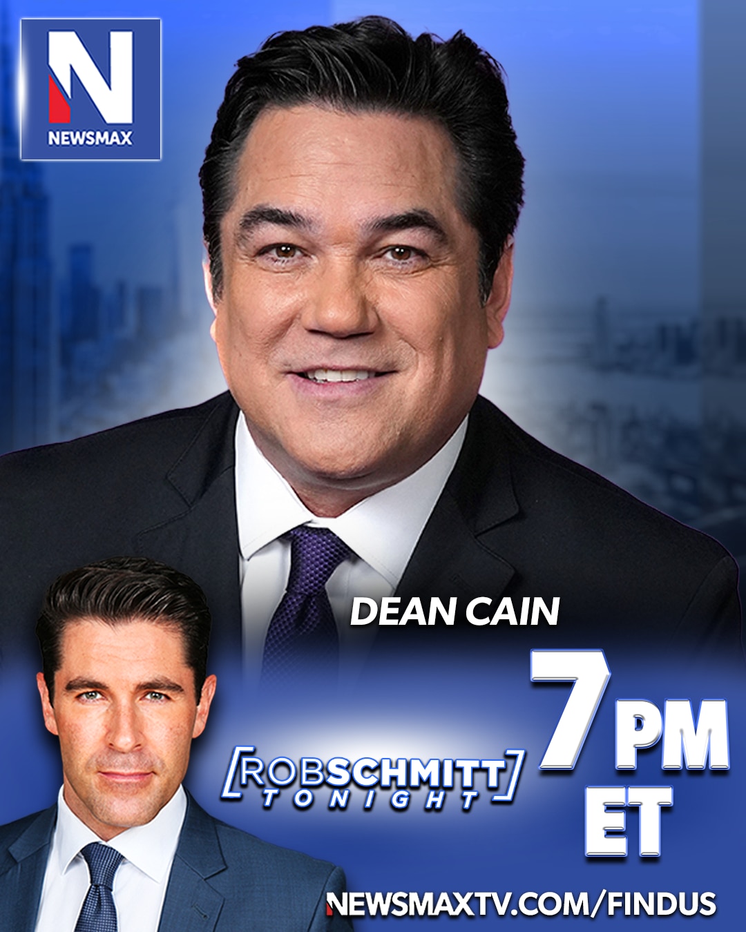 TONIGHT: 'Newsom 2028?': Longtime actor Dean Cain will join "Rob Schmitt Tonight" to discuss chatter...
