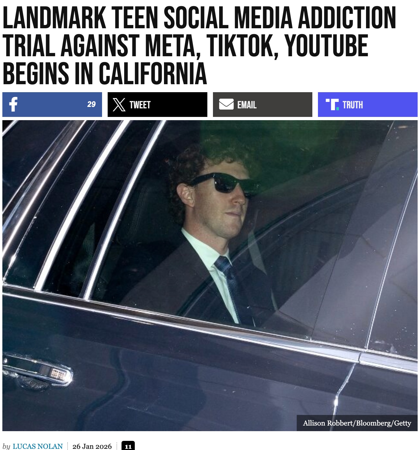 Meta, TikTok, and Google’s YouTube will face their first courtroom trial this week in Los Angeles ov...
