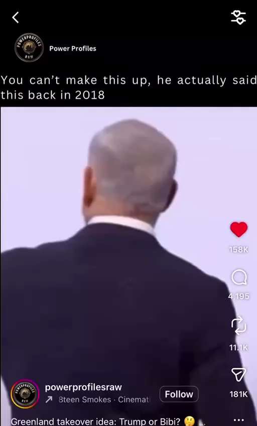 Greenland:
Whatever Israel and the JEWS want, Donald Trump/Drumpf gives them. Why, because he is one...