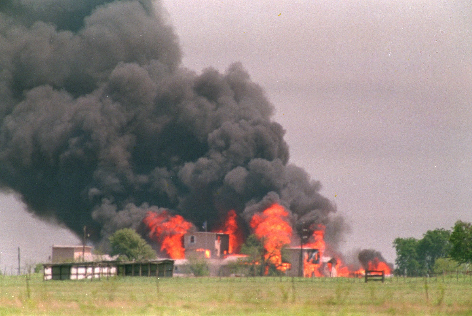 Where was all of the protests for the Waco Texas massacre. 