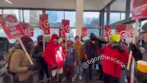 Professional anti- #ICE protesters invade a #Target store in #Minneapolis.

Isn't it odd that the on...