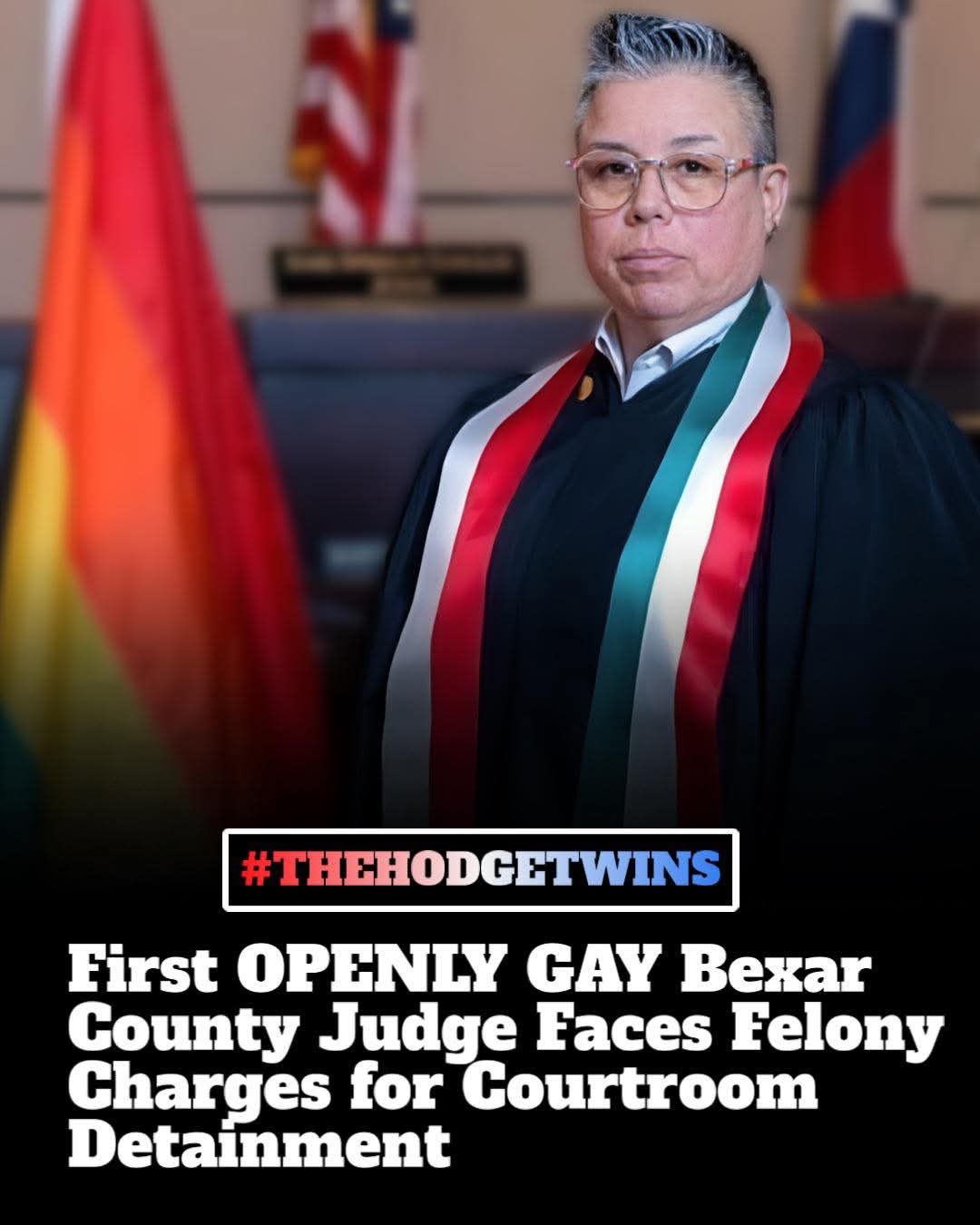 🚨 BREAKING: Bexar County Judge Rosie Speedlin-Gonzalez ARRESTED! 🚨
Bexar County Court at Law No. 1...