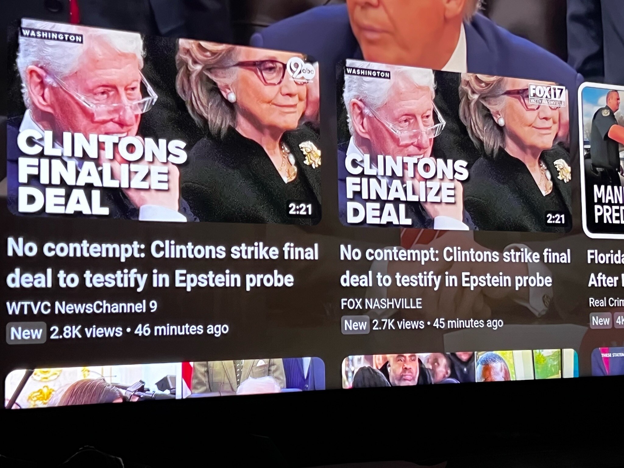 Fox News and ABC have the exact same post on YouTube. Shows how coordinated the fake news industry a...