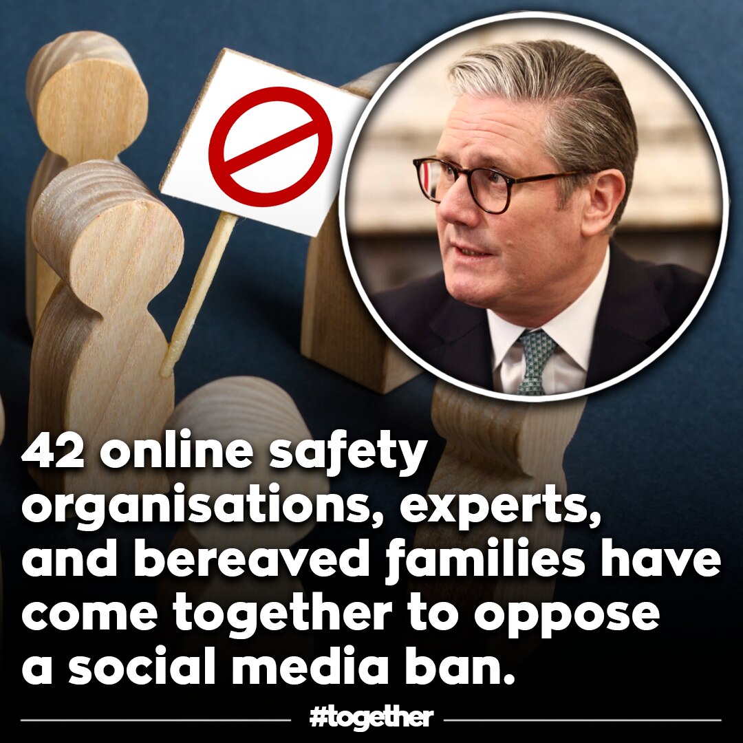 UNDER 16s SOCIAL MEDIA "BAN": 

42 children’s and online safety organisations, experts and bereaved ...