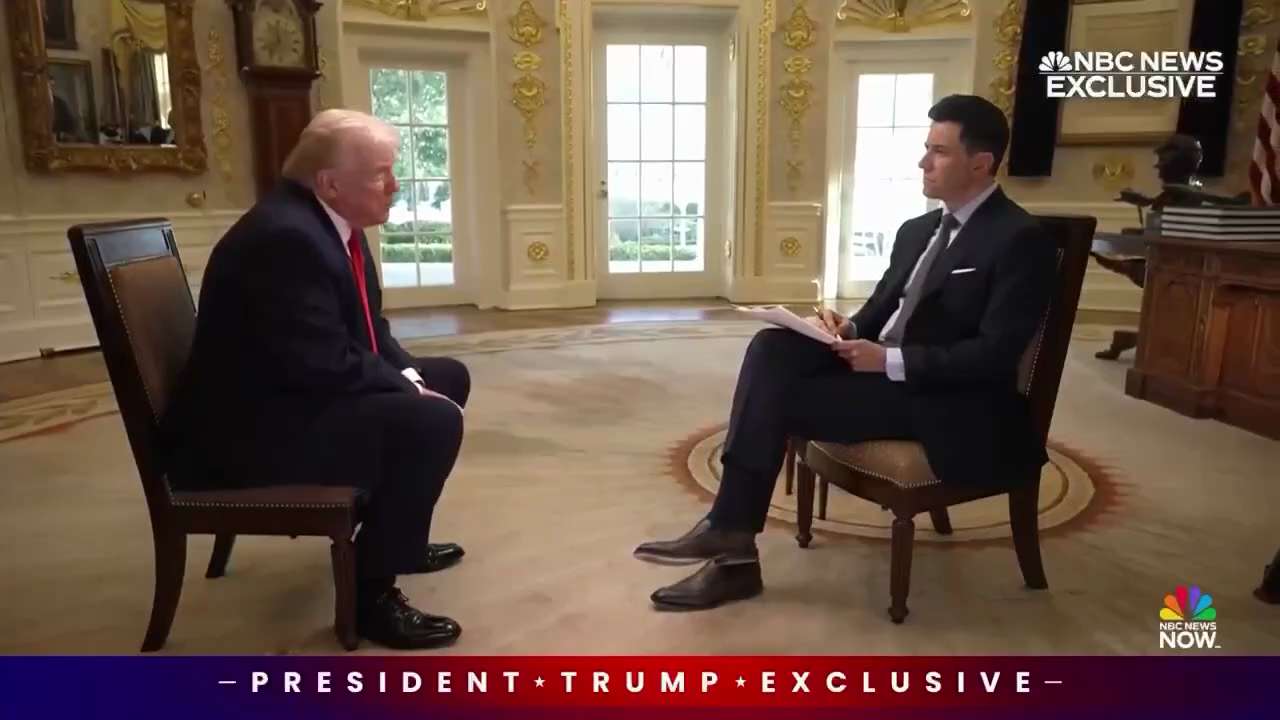 President Trump on his call with President Xi: "We have a very good relationship... these are the tw...