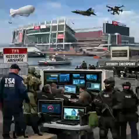 第50届超级碗将于2026年2月8日在加利福尼亚州圣克拉拉（旧金山湾区）的李维斯体育场举行。该赛事被列为一级/SEAR 1国家特别安全事件，这将引发年度最大规模的国内安全动员之一：

35 个以上的联...