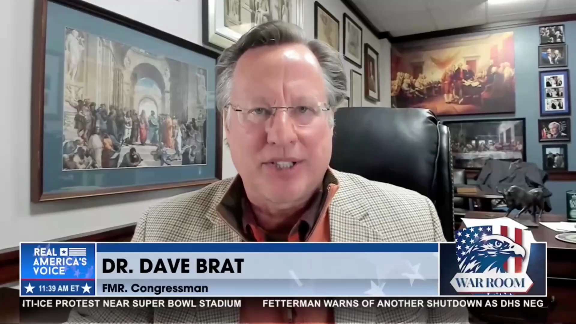 DR. DAVE BRAT: I'll tell you what is odd; it is odd to have Joe Scarborough sitting with the pinnacl...