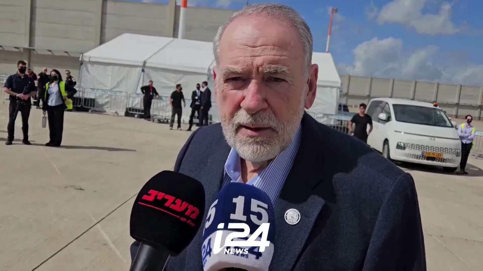 U.S. Ambassador Mike Huckabee told i24NEWS before departing with Prime Minister Netanyahu for the Un...