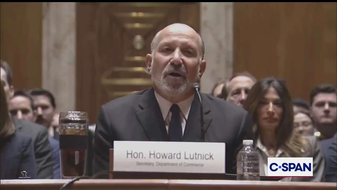 Howard Lutnick asked about an encounter with Jeffrey Epstein: 

"I did have lunch with him as I was ...