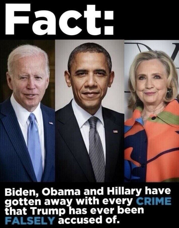 Everything Democrats have accused Donald Trump of doing they have done. 💥
#FactCheck   #Diabolical 