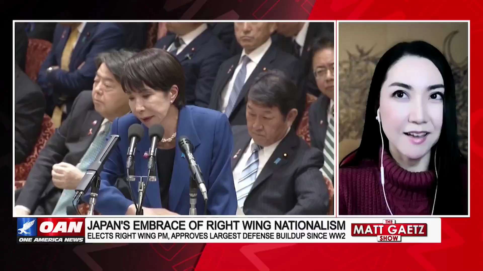 🇯🇵🇺🇸日本保守派在节目放话：高市早苗=日本版“MAGA”
👉主打对华强硬＋修宪路线
🗣️ “高市早苗对中国采取鹰派立场，因为她想保护日本，她会让日本强大繁荣——就像唐纳德·川普所说的‘让...