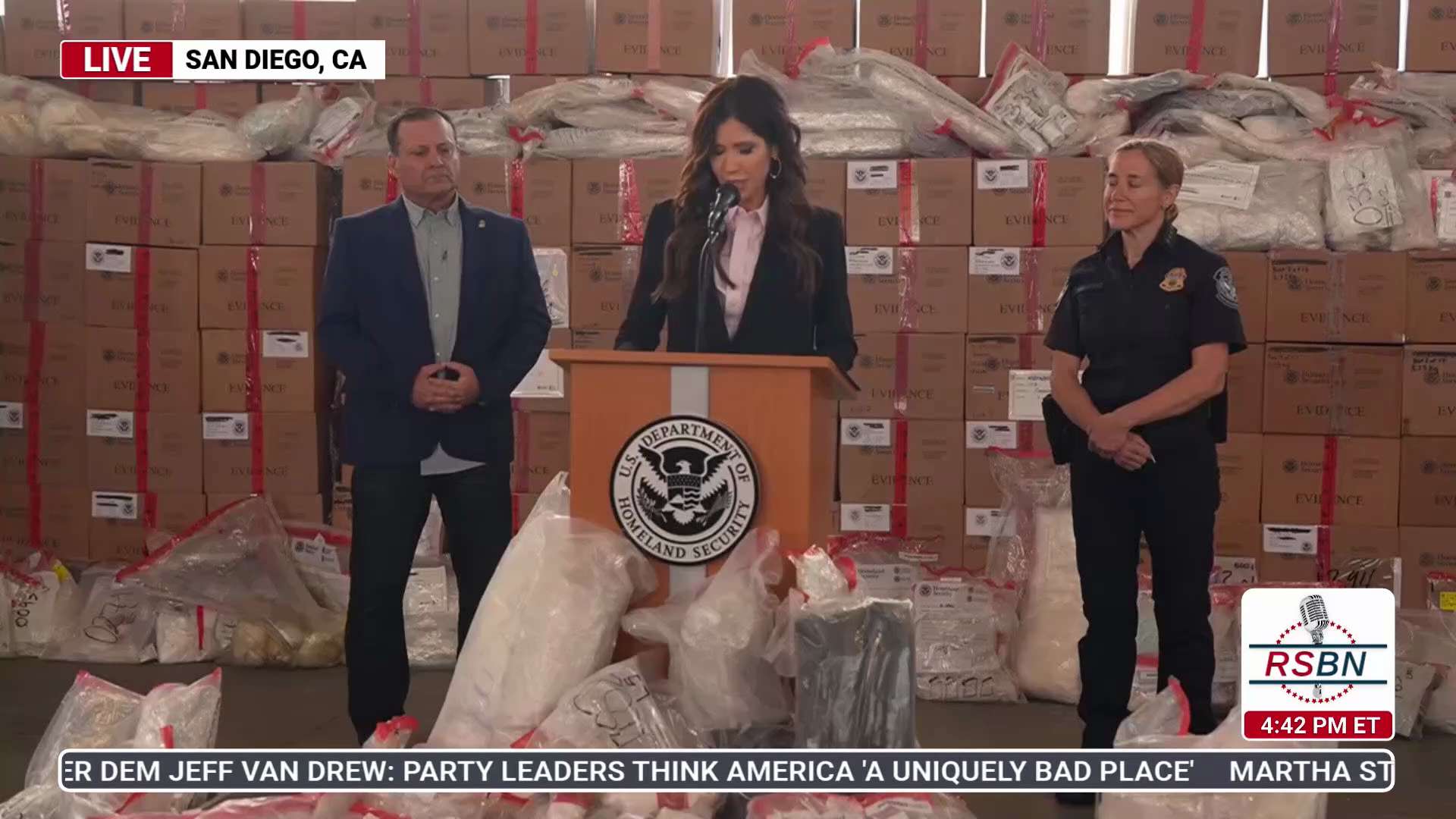 WATCH: Kristi Noem Expresses How Important the Police are for Americans' Safety - 02/12/26
