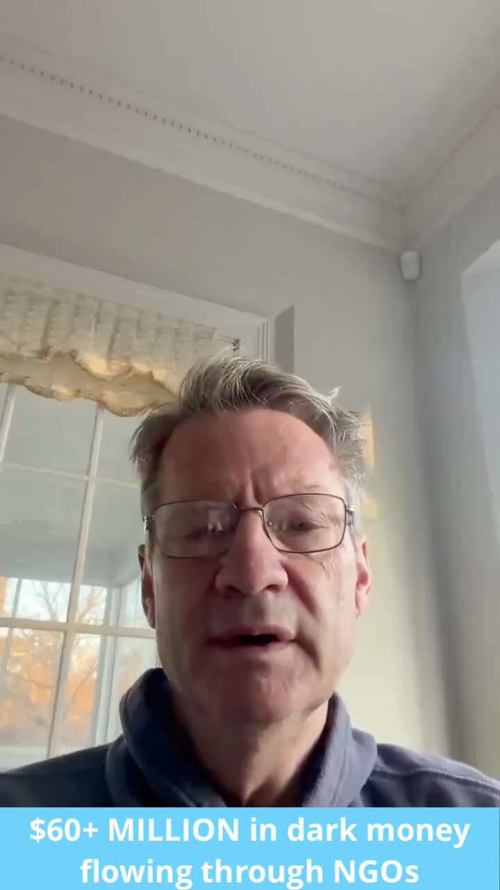 🚨 BREAKING: Tim Burchett just exposed the scam.
💰 $60+ MILLION in dark money flowing through NGOs
...