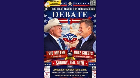 The Battle for Texas Agriculture Commissioner Debate