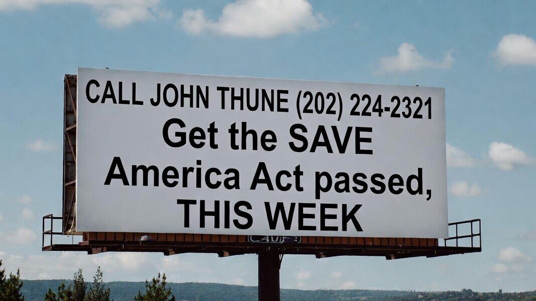 It Would Be Nice To Follow This Signs 🪧 Advice 
And Get Something Done In The Deplorable Senate Thi...