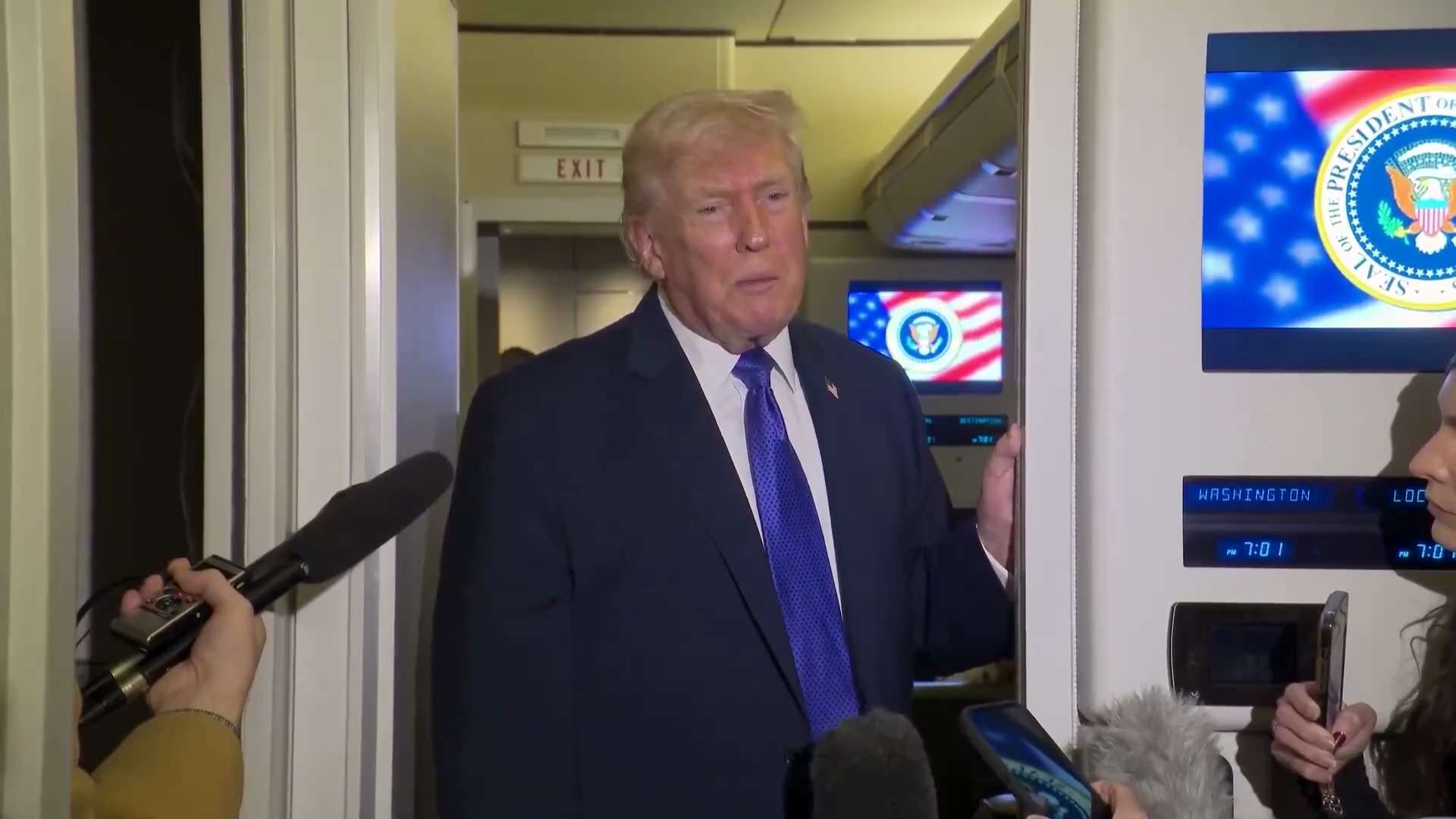 President Trump on Iran: "I don't think they want the consequences of not making a deal."
