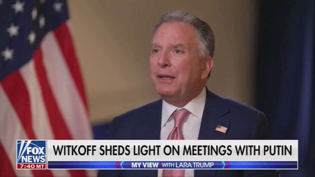 JUST IN - Witkoff expects "some good news" on the Russia-Ukraine war "in the coming weeks". Also Wit...