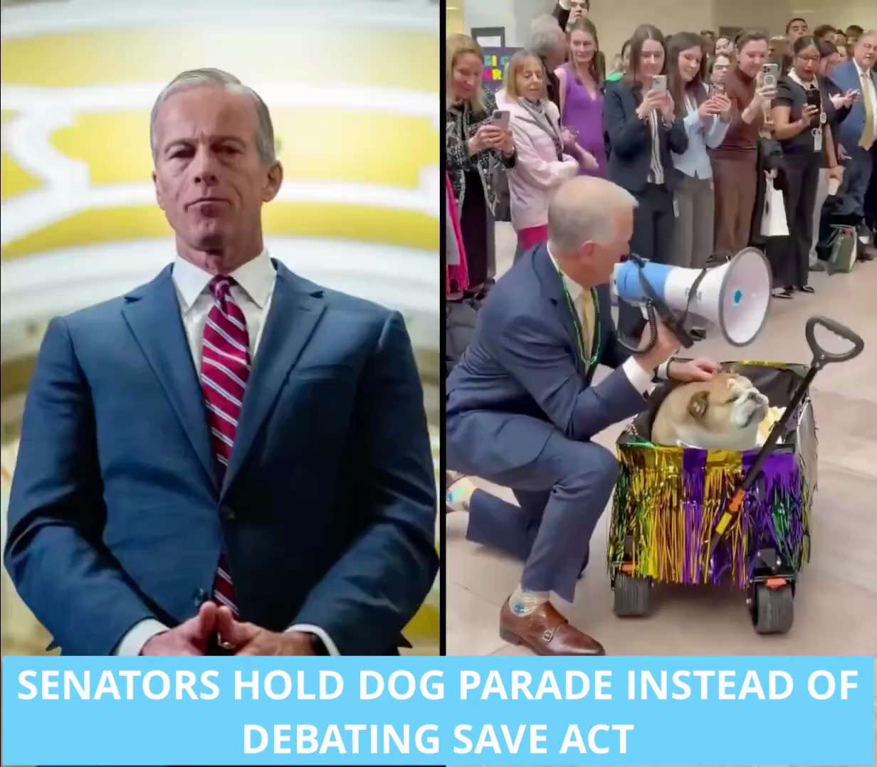 Global Pulse on GETTR: BREAKING: Days after Sen. John Thune said there wa...