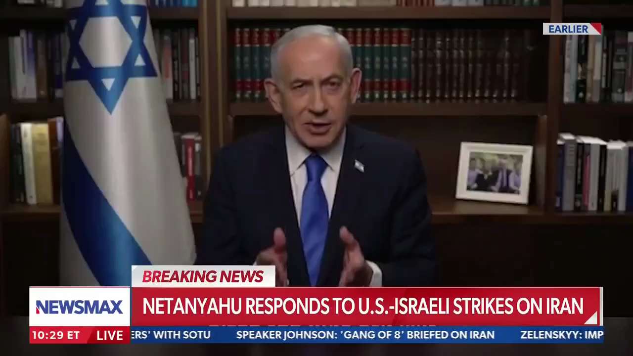 🚨🇮🇱#以色列 总理本雅明· #内塔尼亚胡：
“我们此次联合行动将创造条件，让勇敢的伊朗人民能够将自己的命运掌握在自己手中。现在已经到了 #伊朗人民 各个群体……摆脱暴政枷锁、为伊朗带来自由与热...