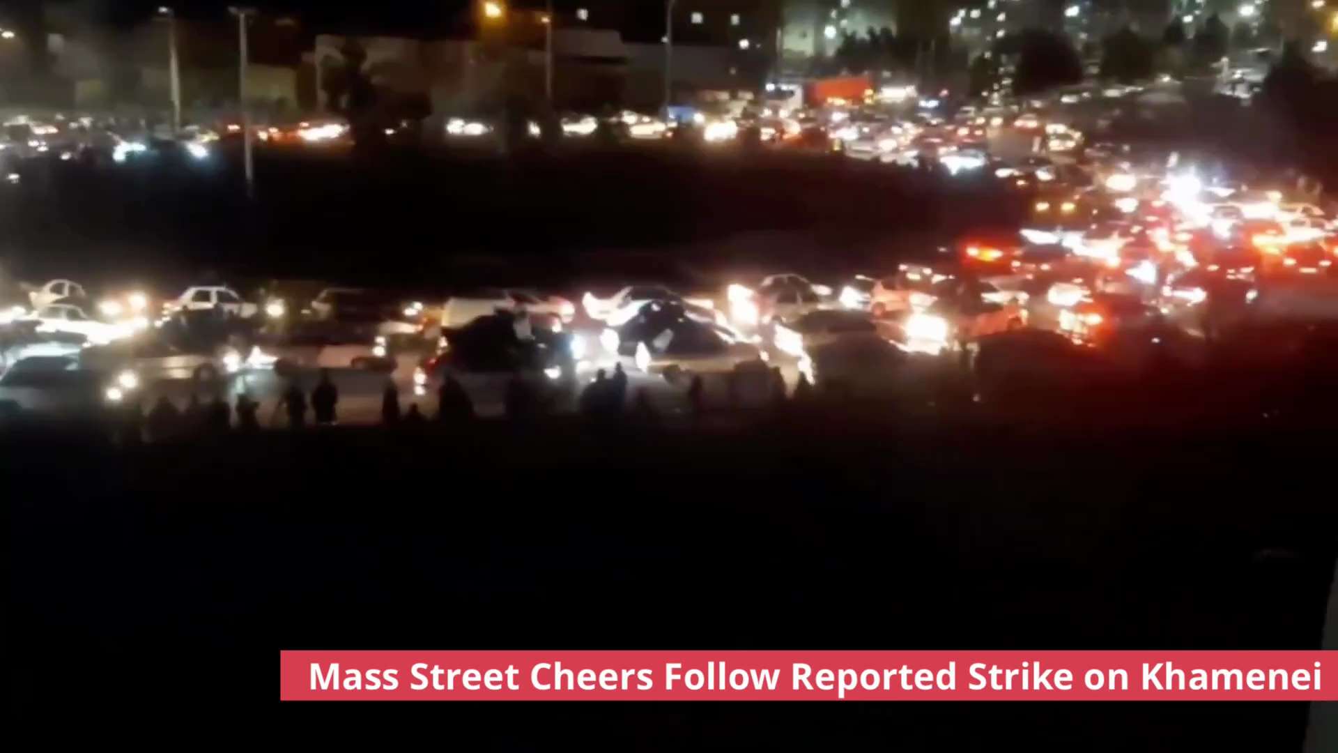 🚨BREAKING! AMAZING footage flooding out of Iran RIGHT NOW, massive crowds of Iranians CHEERING, BLA...