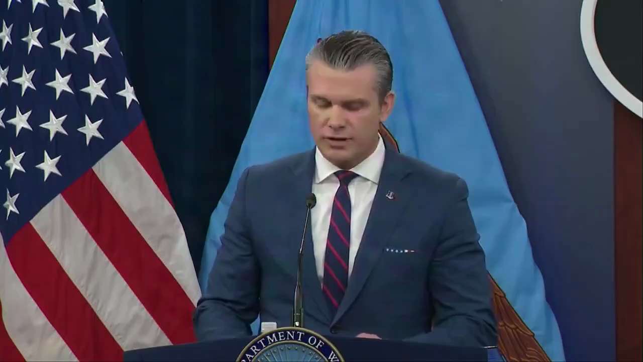 JUST IN - Secretary of War: President Trump, Secretary Rubio, Special Envoy Witkoff and Jared Kushne...