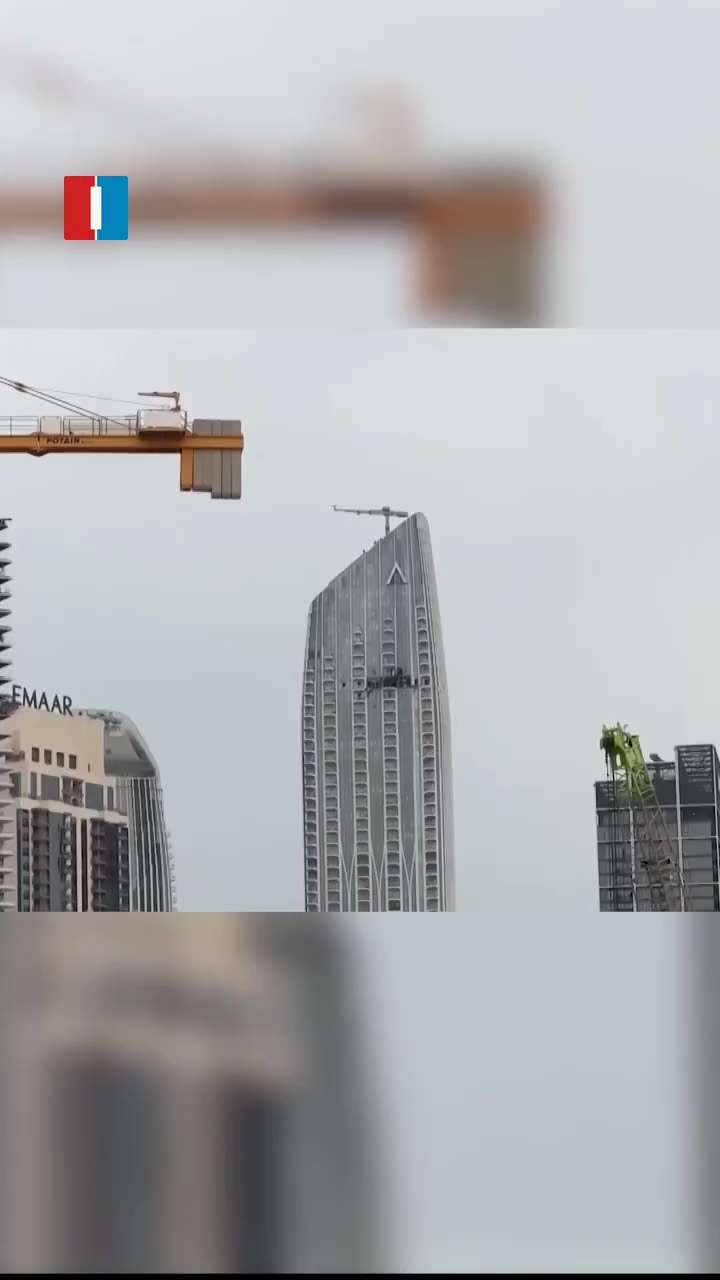 JUST IN - UAE authorities said a drone struck a skyscraper in Dubai’s Creek Harbour at around 02:00 ...