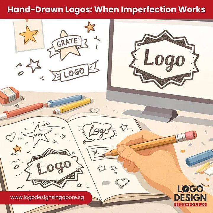 Hand-Drawn Logos: When Imperfection Works — Logo Design Singapore
In an era dominated by precision t...