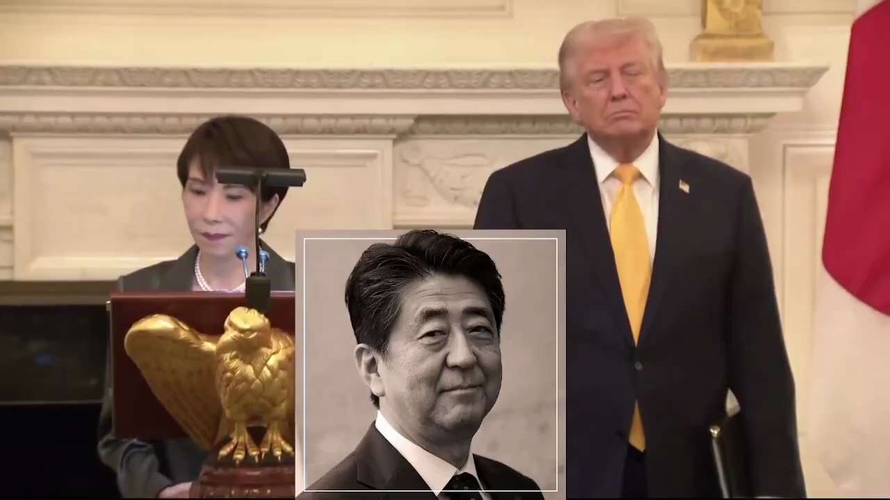 Japan PM Takaichi: "JAPAN is BACK" "Late Prime Minister Shinzo Abe — who was Donald's dear friend an...