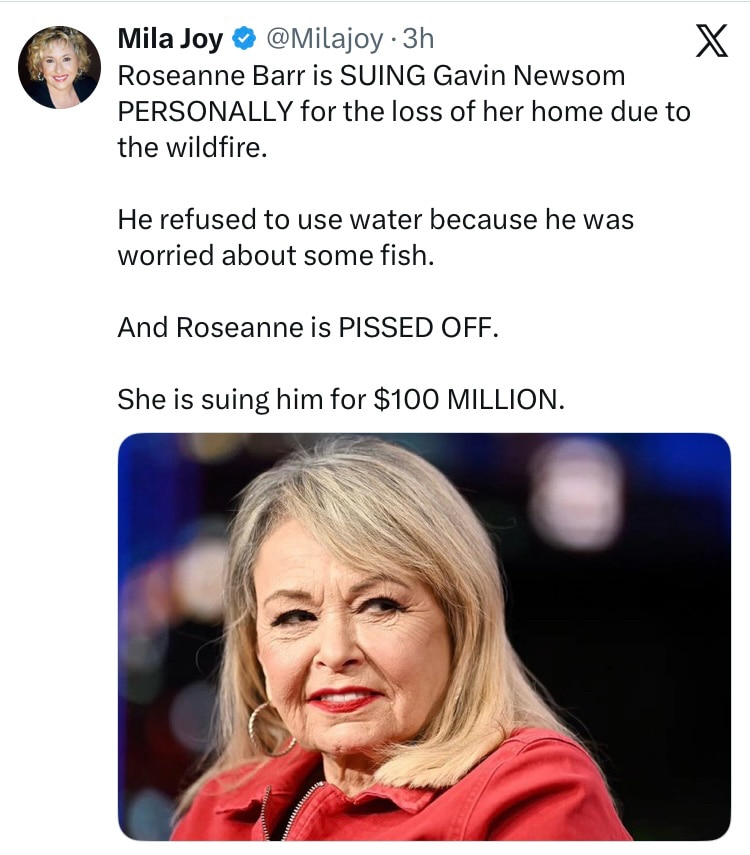 GO GET THE SCUM ROSEANNE !!!