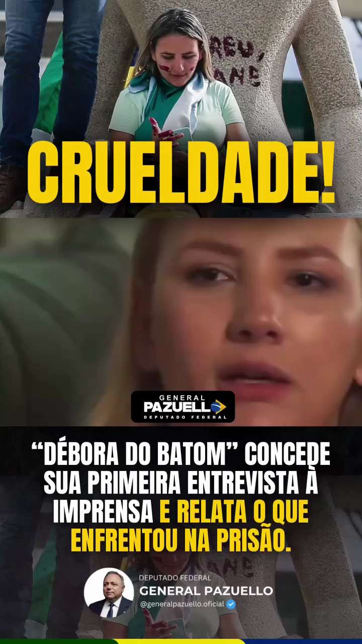 Débora Rodrigues foi presa no dia 8 de janeiro. E, desde então, ninguém quis ouvi-la.

Agora, a “Déb...