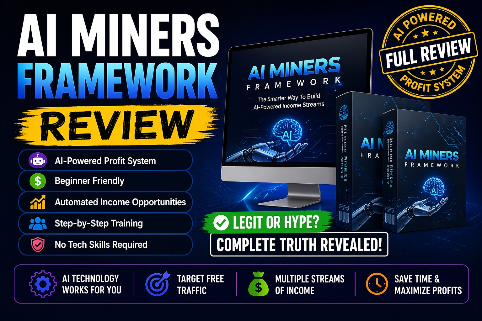 AI Miners Framework Reviews – Can This AI System Really Make You Money?

What if you could take adva...