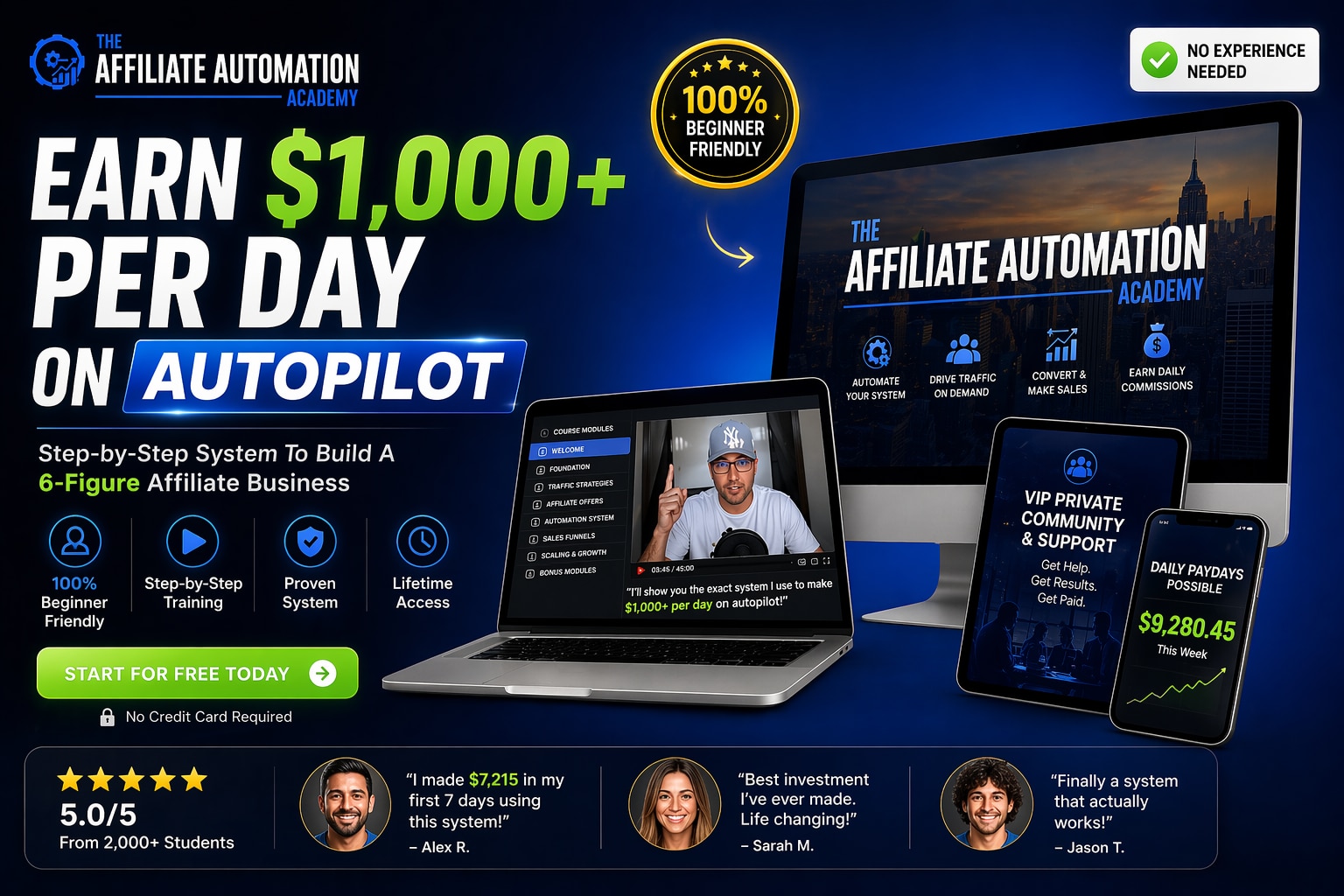 The Affiliate Automation Academy Review: Beginner Friendly or Not?

If you’re completely new to affi...