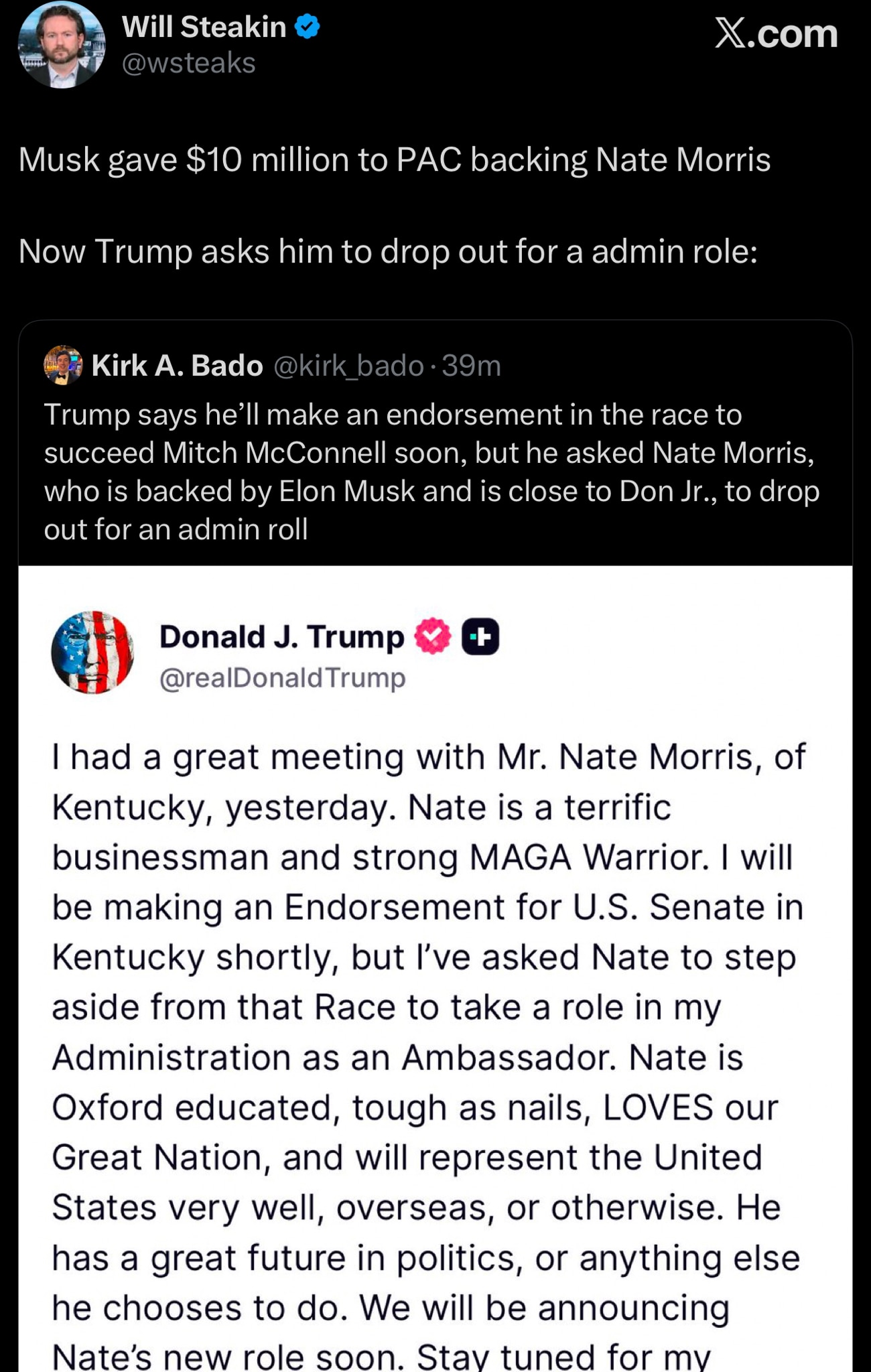 Toxic Oligarch Cash Ends in Tears in Kentucky—Let This Stand as a Lesson—Populism Can’t be Faked 

h...