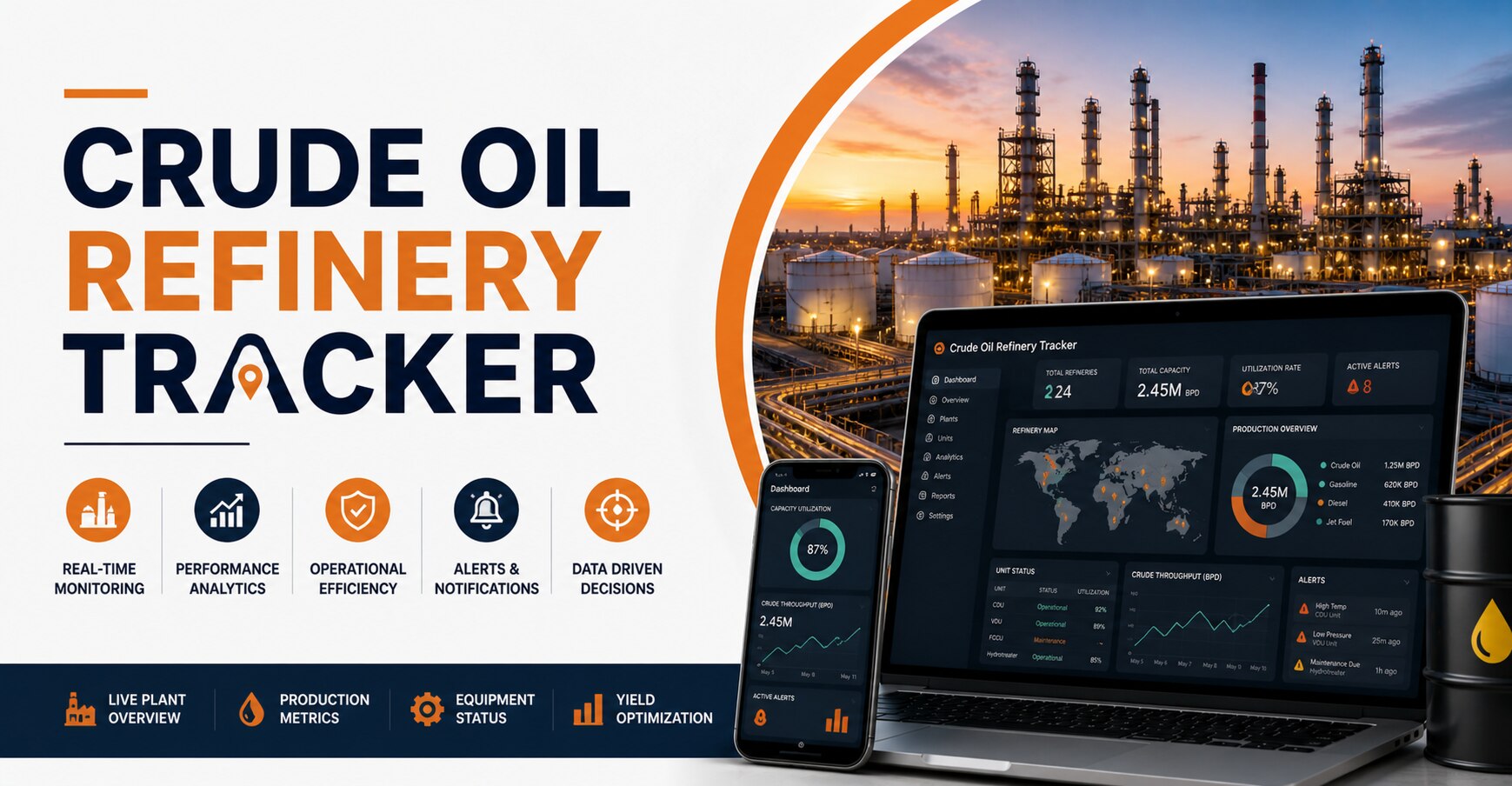 Crude Oil Refinery Tracker Explained How It Helps Understand Global Energy Flow
Crude Oil Refinery T...