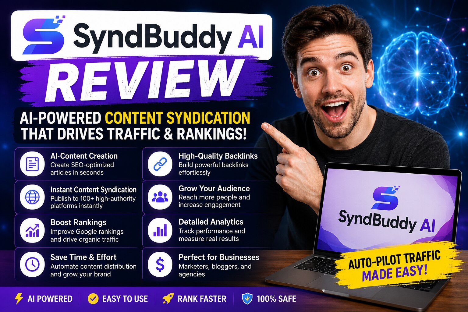 SyndBuddy AI Reviews: Can This AI Rank Your Content Automatically?


Most websites never struggle be...