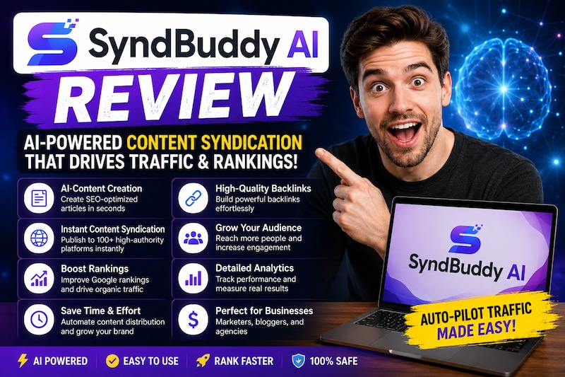 SyndBuddy AI Reviews: Can This AI Rank Your Content Automatically?


Most websites never struggle be...