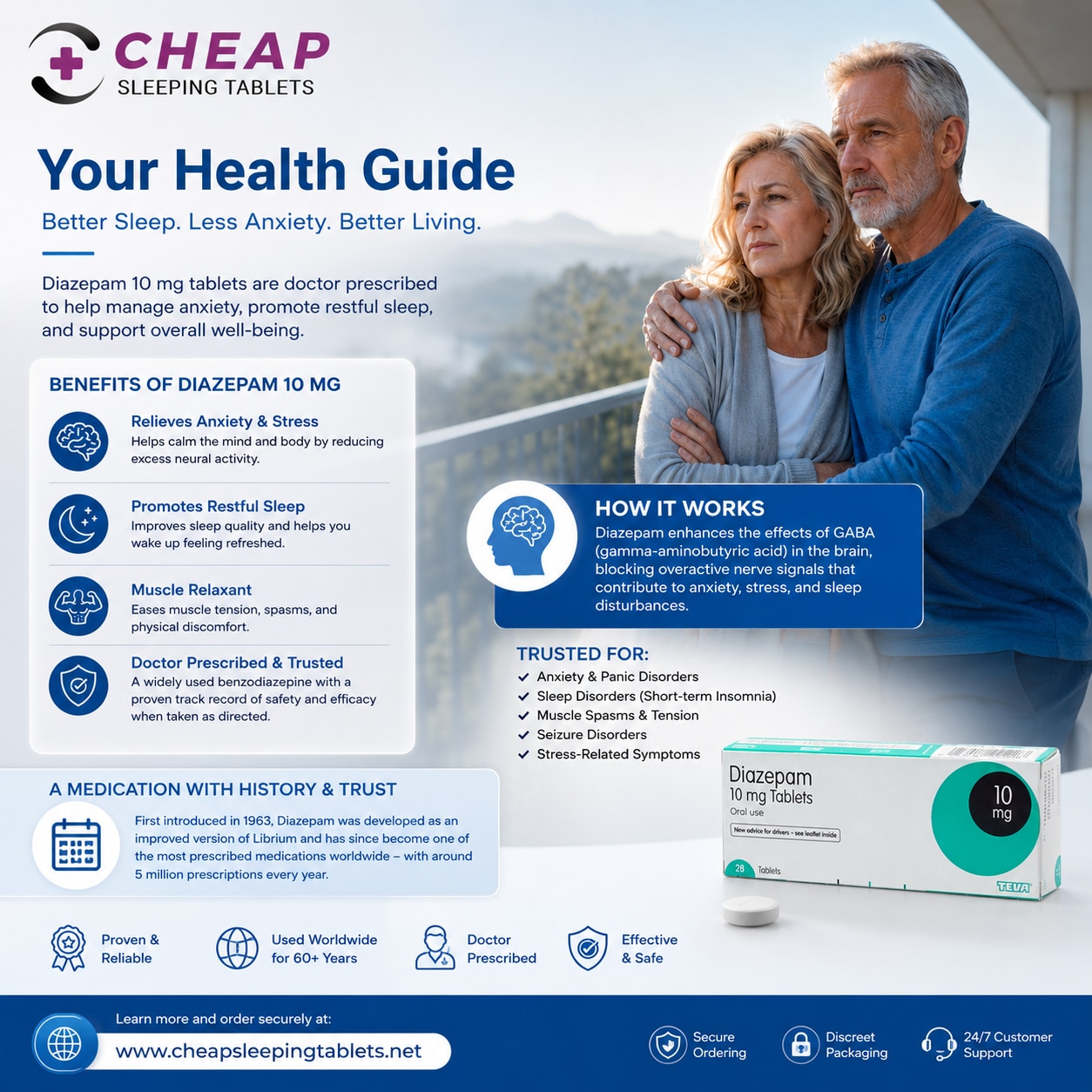 Understanding Diazepam 10 mg: A Trusted Option for Anxiety & Sleep Support


Diazepam 10 mg is commo...