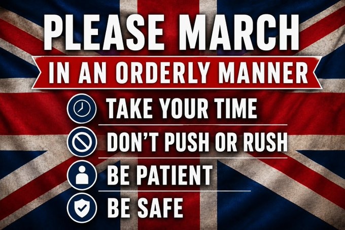 Get ready, follow our stewards instructions.

Be safe, look out for your brothers and sisters.

But ...