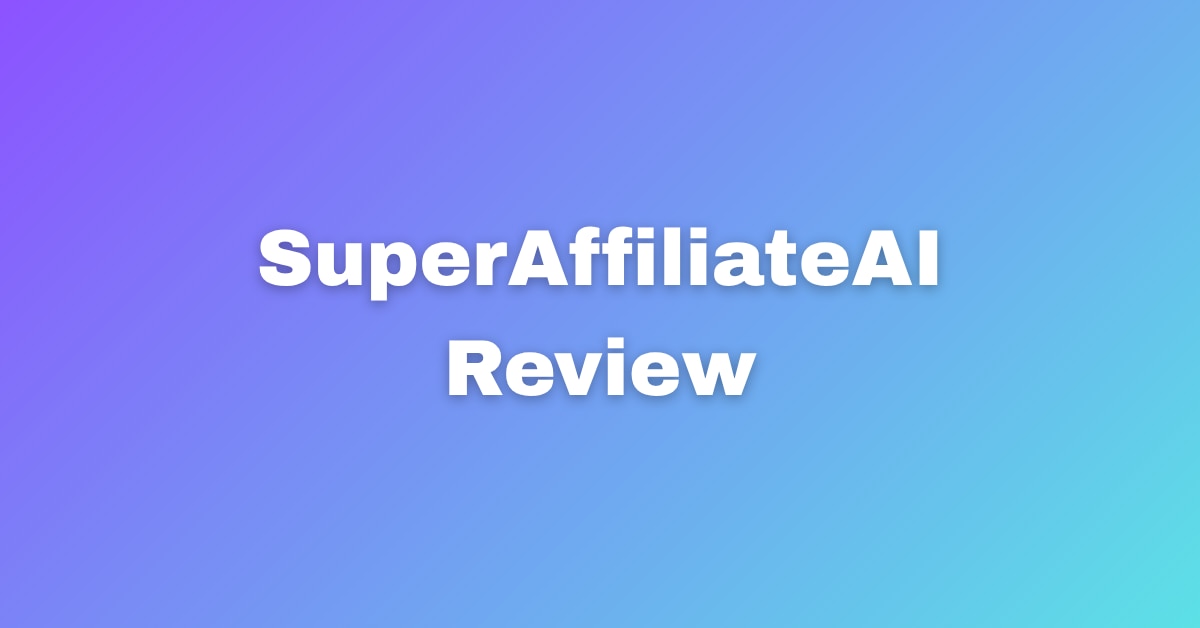 SuperAffiliateAI Review Honest Look at AI Marketing
Affiliate marketing is one of the most lucrative...