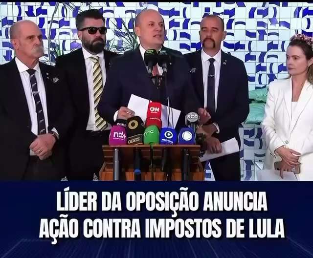 ⚠️ Líder da oposição, na câmara, anuncia pacote para revogar impostos instituídos pelo desgoverno do...