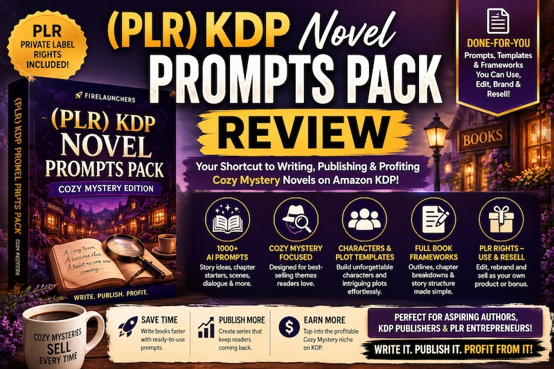 I Tested (PLR) KDP Novel Prompts Pack — Surprising Results Inside!


Have you noticed how some Kindl...
