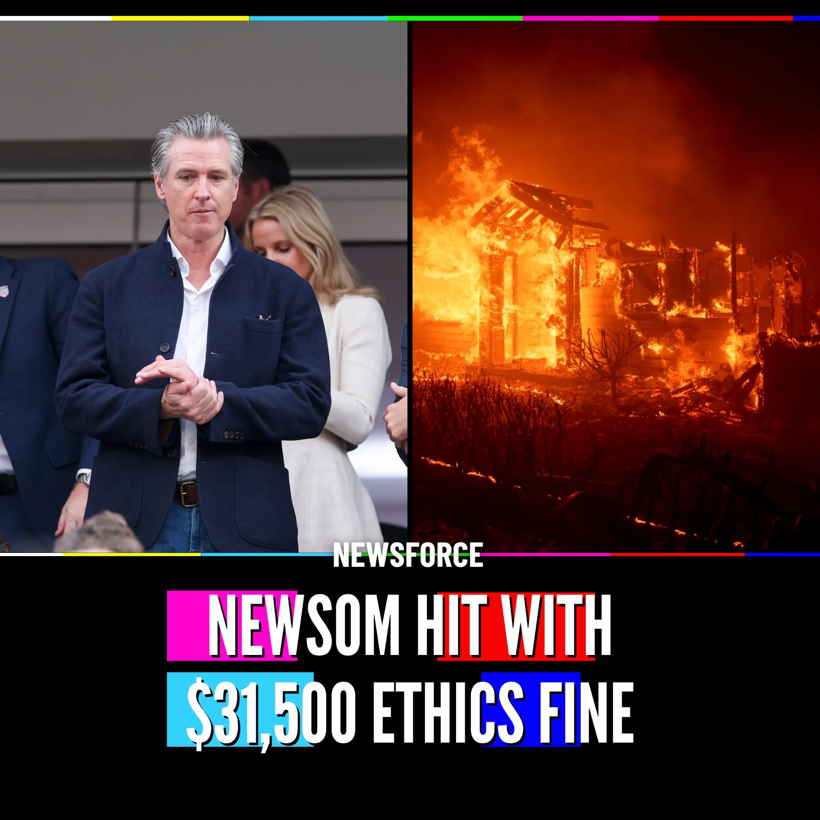 Gavin Newsom has agreed to pay a $31,500 ethics fine for failing to timely disclose over $5.5 millio...