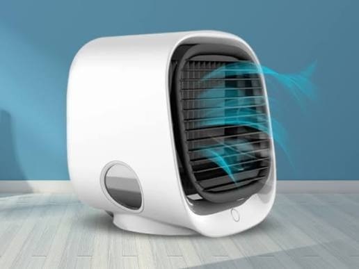 The AiraBreeze Mini Portable Cooler is a compact personal cooling device that
combines the functions...