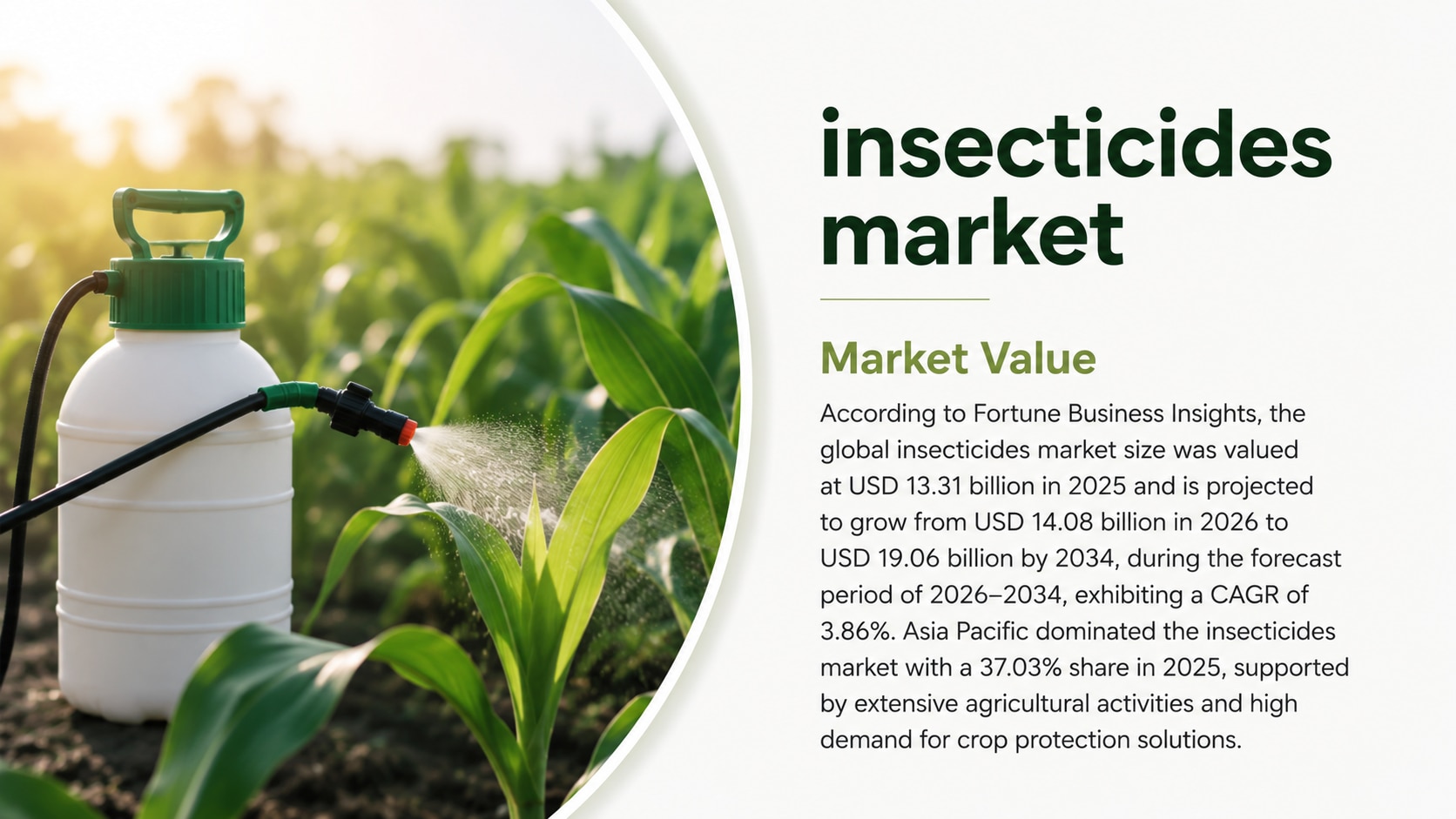 Insecticides Market Size, Share & Industry Analysis 2026-2034

According to Fortune Business Insight...