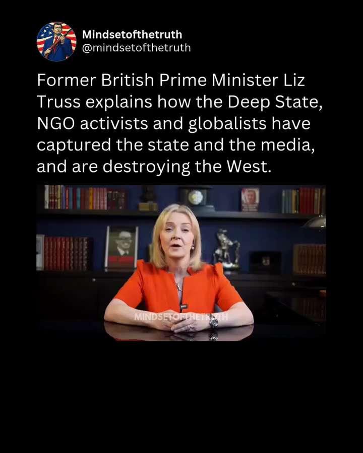 🇬🇧 A former British Prime Minister just said the quiet part out loud:

Liz Truss:  
“The deep stat...