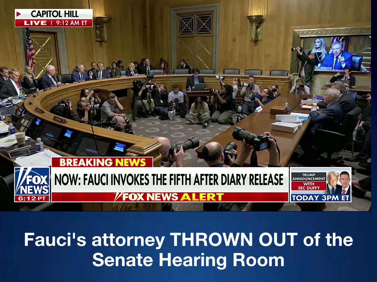 🔥🚨 BREAKING — Sen. Rand Paul just had Anthony Fauci's attorney THROWN OUT of the Senate Hearing Ro...