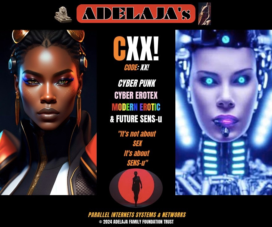 #ADELAJAs  #ADELAJAsCXX

#ADELAJAsCATALOGUEsCXX

ADELAJA'S - "CXX! (PRONOUNCED SEX)...MACHINE SENTIE...