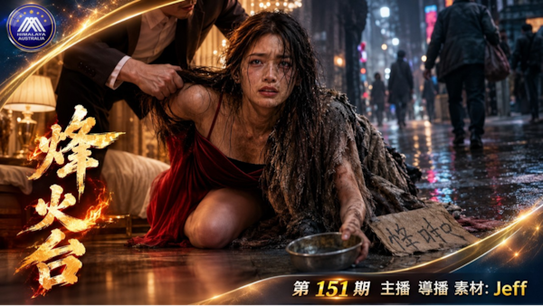 < ⁠烽火台>
從權力塔尖到普通人的真實處境：專列比堅尼揀女、催婚睏死你、經濟冧檔逼良为娼、美貌貶值剩女天價彩禮——全因中共！
 #澳喜 #粵語 Jeff&HELEN LI
