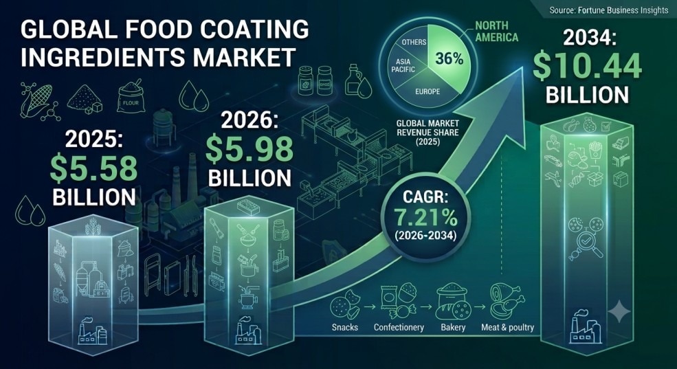 Food Coating Ingredients Market:  Growth Forecast 2026–2034
The global Food Coating Ingredients Mark...